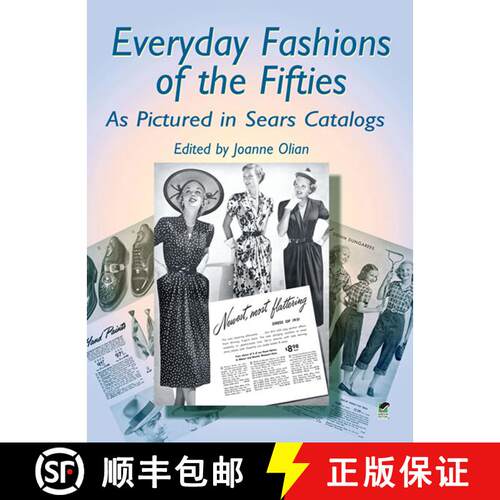 预订 Everyday Fashions of the Fifties As Pictured in Sears Catalogs [9780486422190]