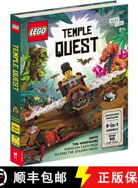 LEGO®  Books: Temple Quest (with adventurer minifigure, nine buildable models, play scenes and over ... [9781837250158]