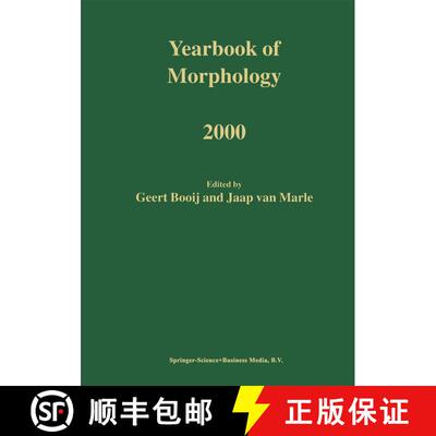 【3-4周达】Yearbook of Morphology 2000 [9789048157389]