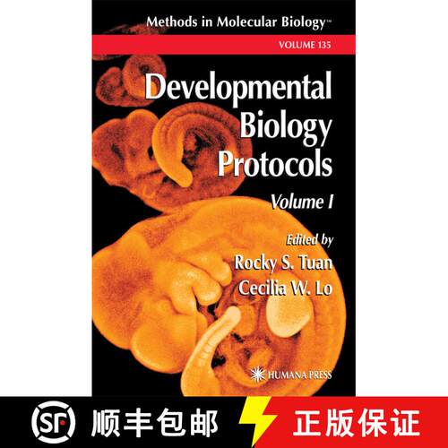 【3-4周达】精装 Developmental Biology Protocols: Volume I [9780896038523]