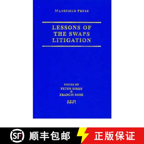 【3-4周达】精装 Lessons of the Swaps Litigation [9780952649922]