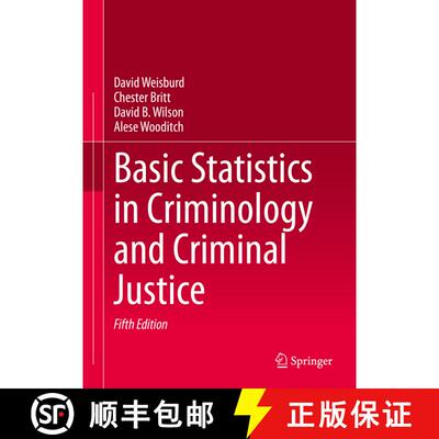【3-4周达】精装 Basic Statistics in Criminology and Criminal Justice (Fifth Edition 2020) [9783030479664]