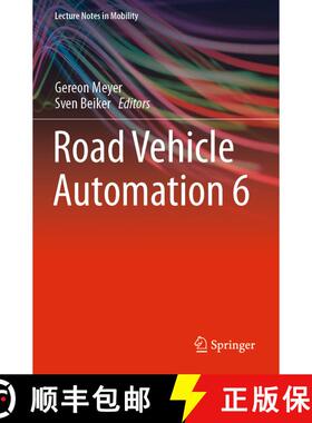 【3-4周达】Road Vehicle Automation 6 (1st ed. 2019) (1st ed. 2019) (1st ed. 2019) (1st ed. 2019) [9783030229351]