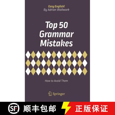 【3-4周达】Top 50 Grammar Mistakes : How to Avoid Them [9783319709833]