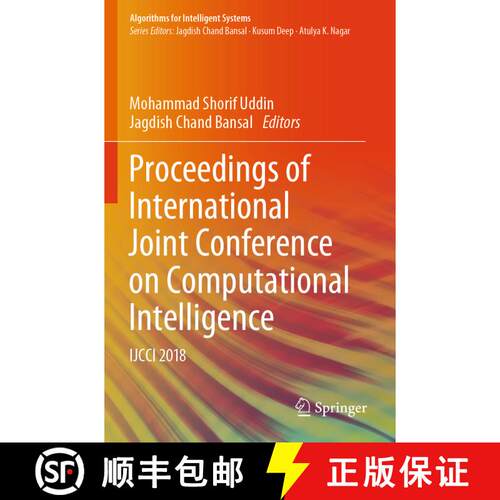 【3-4周达】Proceedings of International Joint Conference on Computational Intelligence : IJCCI 2018 [9789811375668]