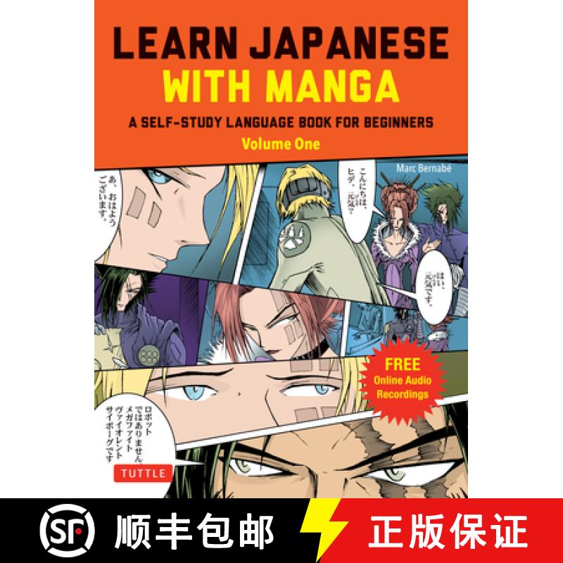 【3-4周达】Learn Japanese with Manga Volume One: A Self-Study Language Book for Beginners - Learn to ... [9784805316894]