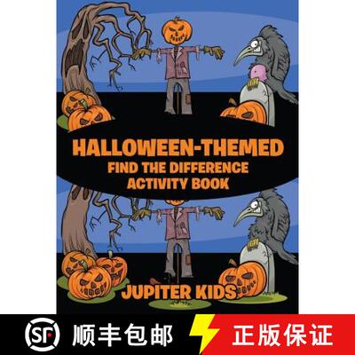 【3-4周达】Halloween-Themed Find the Difference Activity Book [9781541932982]