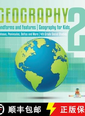 【3-4周达】Geography 2 - Landforms and Features | Geography for Kids - Plateaus, Peninsulas, Deltas a... [9798869437037]