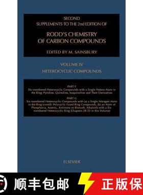 【3-4周达】Heterocyclic Compounds, Part F: Six-Membered Heterocyclic Compounds: - Six-membered Hetero... [9780444829436]