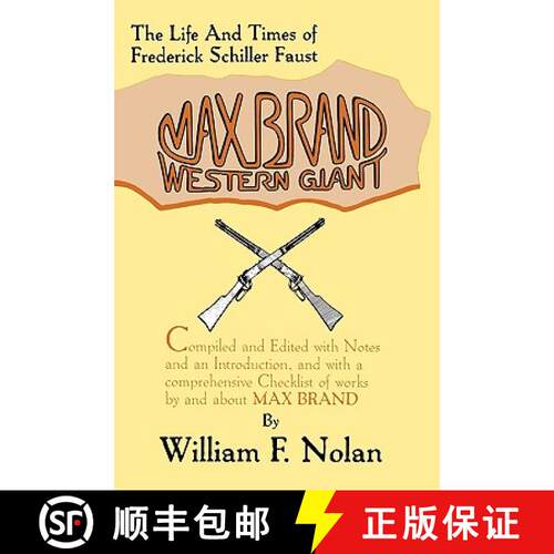 【3-4周达】精装 Max Brand, Western Giant – The Life and Times of Frederick Schiller Faust [9780879722913]