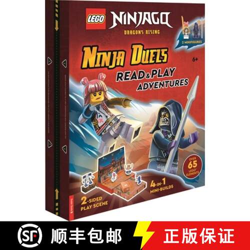 【3-4周达】LEGO® NINJAGO®: Ninja Duels (with Sora minifigure, Wolf Mask warrior minifigure, two-sid... [9781837250141]