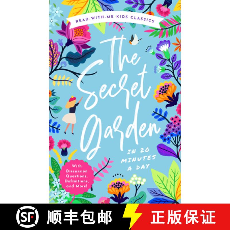 【3-4周达】The Secret Garden in 20 Minutes a Day: A Read-With-Me Book with Discussion Questions, Defi... [9781952239656]