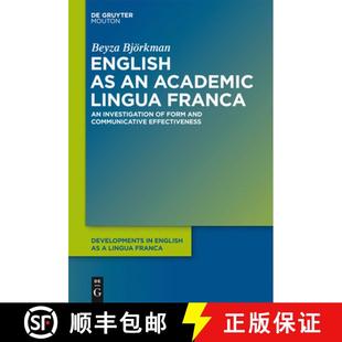 Effectiveness Lingua English Investigation 9783110279146 Communicative 预订 Franca Academic and Form