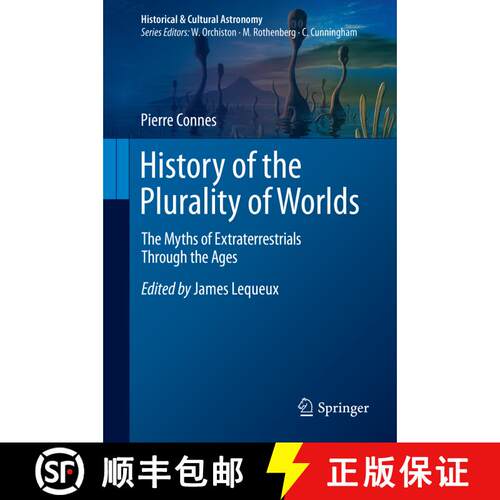 【3-4周达】精装 History of the Plurality of Worlds : The Myths of Extraterrestrials Through the Ages [9783030414474]