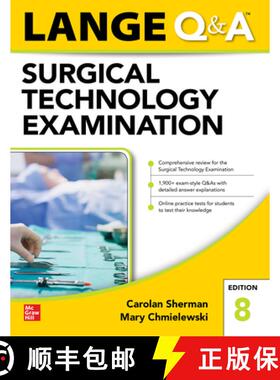 【3-4周达】Lange Q&A Surgical Technology Examination, Eighth Edition [9781260470246]