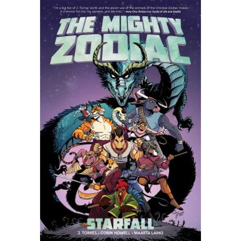 【4周达】The Mighty Zodiac Vol. 1, Volume 1: Starfall [9781620103159] 书籍/杂志/报纸 文学小说类原版书 原图主图