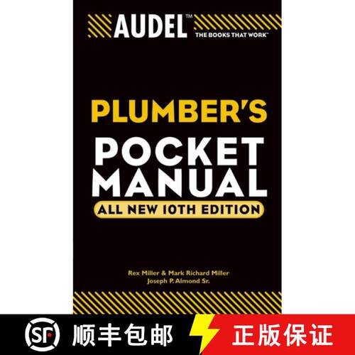 【3-4周达】Audel Plumber'S Pocket Manual: All New 10Th Edition [Wiley生活类] [9780764569951]