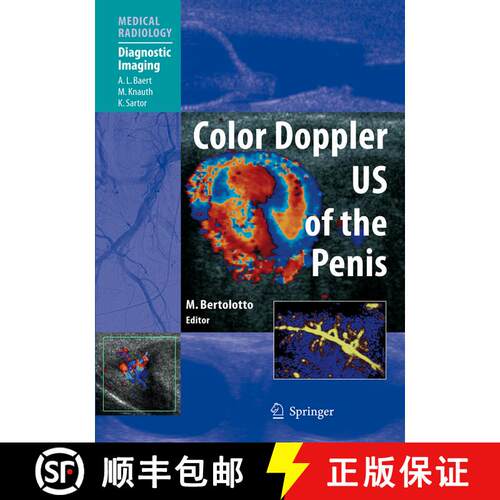 【3-4周达】精装 Color Doppler US of the Penis [9783540366768]