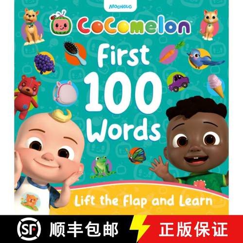【3-4周达】CoComelon First 100 Words Lift-the-Flap Book [9780008681586]