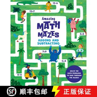 Subtracting Solve the Maths Adding 9781398836341 Through M... Amazing Mazes and Problems Math Race 4周达