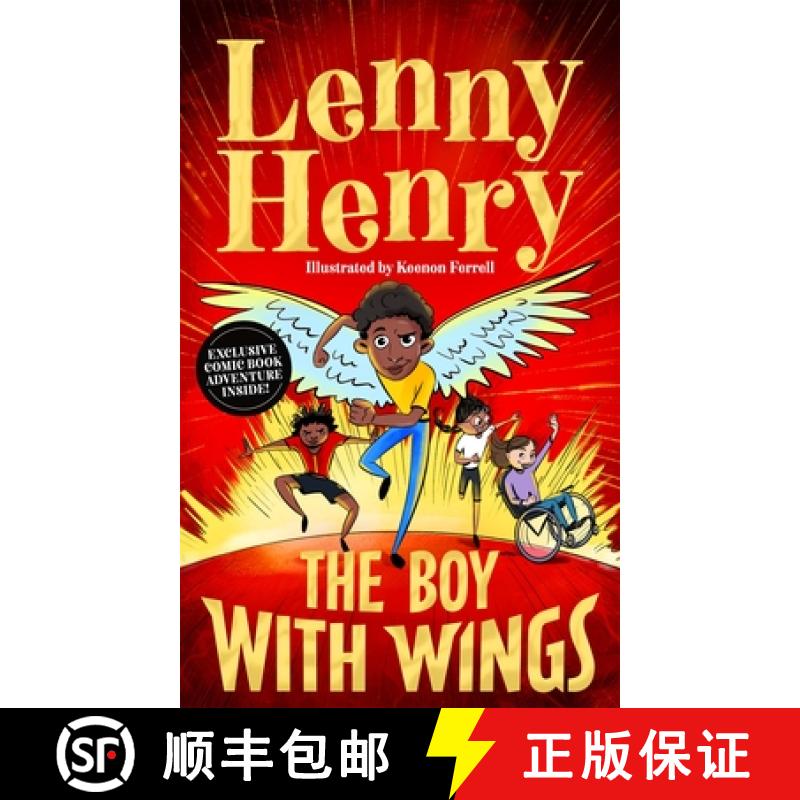 【3-4周达】The Boy With Wings: The laugh-out-loud  extraordinary adventure from Lenny Henry [9781529082562]