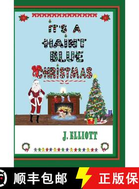 【3-4周达】It's a Haint Blue Christmas: (Illustrated in Black and White) [9781734354140]
