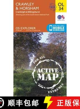 【3-4周达】Crawley & Horsham, Cranleigh & Billingshurst [9780319469521]