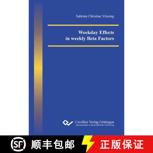 【3-4周达】Weekday Effects in weekly Beta Factors [9783736992795]