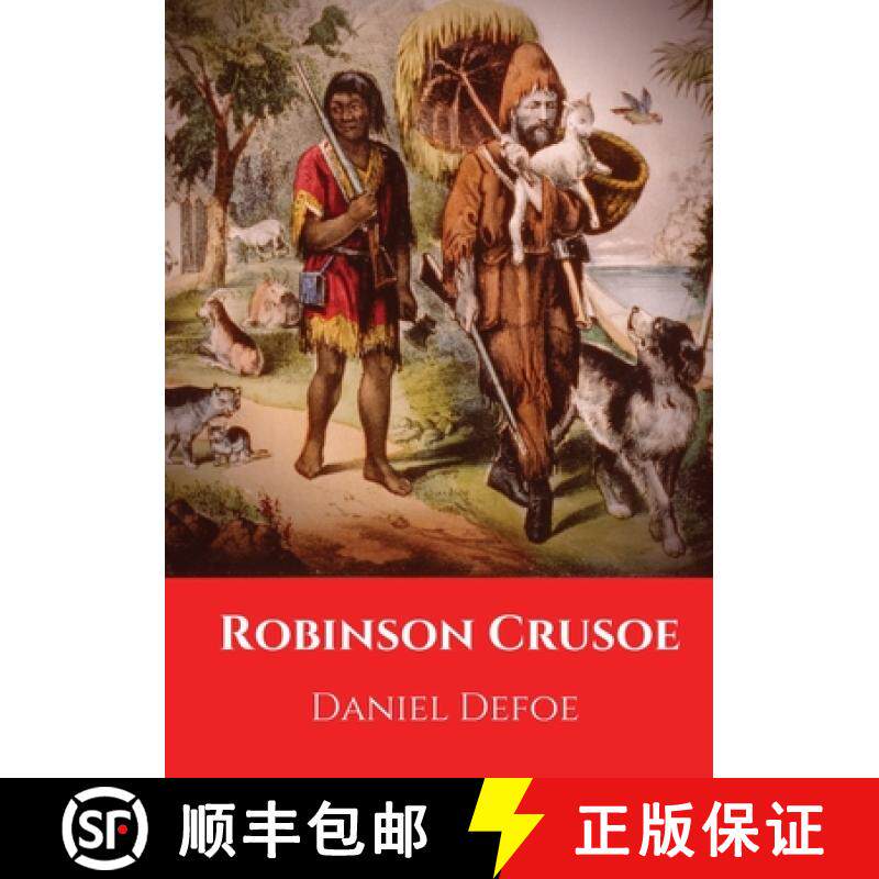 【3-4周达】Robinson Crusoe: A novel by Daniel Defoe published in 1719 [9782491251802]