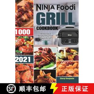 1000 Grilling Days Easy Foodi Cookbook 9781801210843 Air Fr... Ninja Grill 2021 Indoor Delicious and 4周达