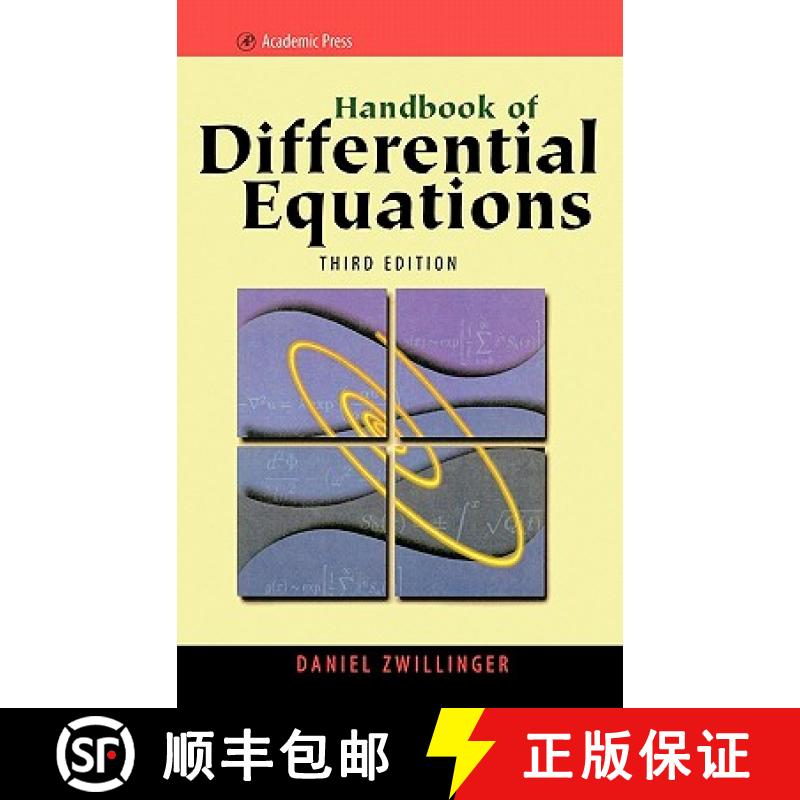 【4周达】Handbook of Differential Equations (CD-ROM Version 1 only) [9780127843964]
