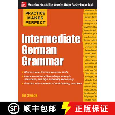 【3-4周达】Practice Makes Perfect: Intermediate German Grammar [9780071804776]