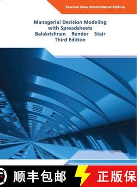 【3-4周达】Managerial Decision Modeling with Spreadsheets: Pearson New International Edition [9781292024196]