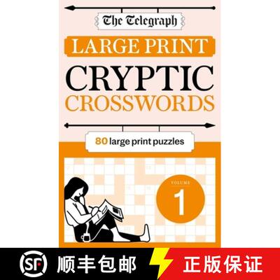 【3-4周达】Telegraph Large Print Cryptic Crosswords 1 [9781788405478]