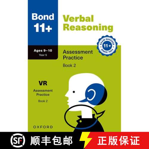 【3-4周达】Bond 11+ Verbal Reasoning Assessment Practice Papers Age 9-10 (Book 2) | For GL Assessment... [9781382074681]
