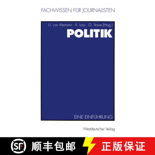 【3-4周达】Politik : Eine Einführung [9783531126340]