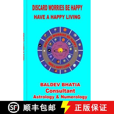 【3-4周达】DISCARD WORRIES BE HAPPY [9781387306060]