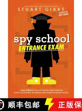 现货 间谍学校入学考试 Spy School Entrance Exam: A Spy School Book of Devious Word Searches, Clever Cr... [9781665951364]