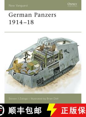【3-4周达】German Panzers 1914–18 [9781841769455]