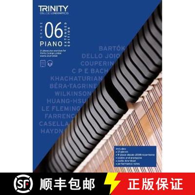 【3-4周达】Trinity College London Piano Exam Pieces Plus Exercises From 2021: Grade 6 - Extended Edit... [9780857369345]