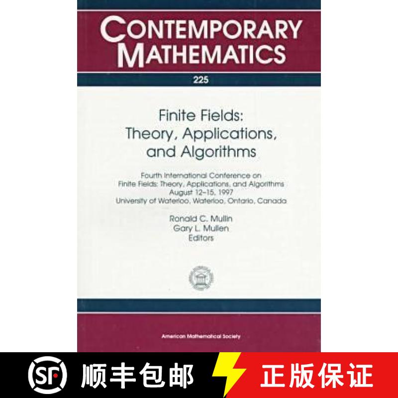 【3-4周达】Finite Fields: Proceedings of the Fourth International Conference Held at University of Wa... [9780821808177]