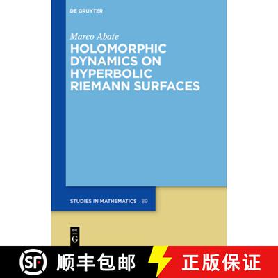 【3-4周达】精装 Holomorphic Dynamics on Hyperbolic Riemann Surfaces [9783110601053]