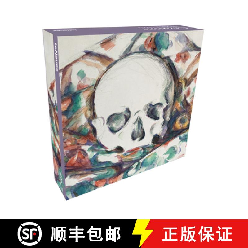 【3-4周达】Teneues - 1,000 Piece Puzzle: Skull on a Curtain by Paul Cezanne, Full Color, 20 X 20 Puzz... [9781623259181]