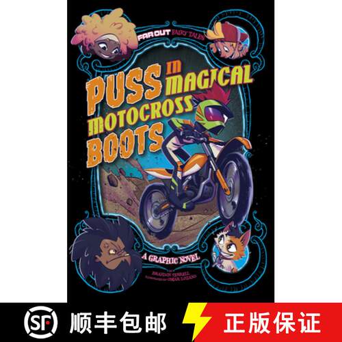 预订 Puss in Magical Motocross Boots: A Graphic Novel [9781663921314]