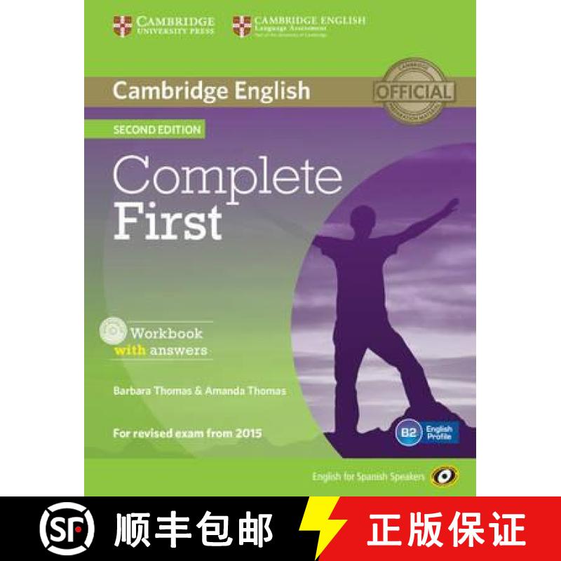 【3-4周达】Complete First for Spanish Speakers Workbook with Answers with Audio CD [9788483238233]