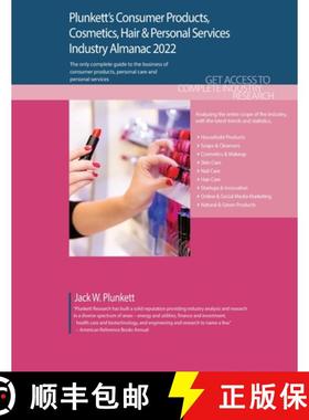 预订 Plunkett's Consumer Products, Cosmetics, Hair & Personal Services Industry Almanac 2022: Consume... [9781628316261]