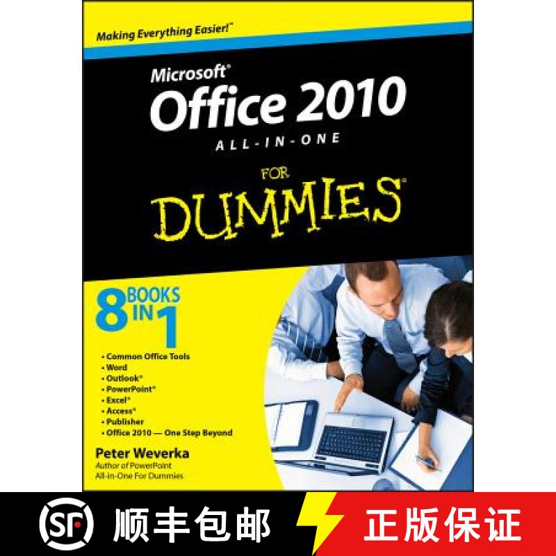 【3-4周达】Office 2010 All-In-One For Dummies(R) [Wiley计算机] [9780470497487]