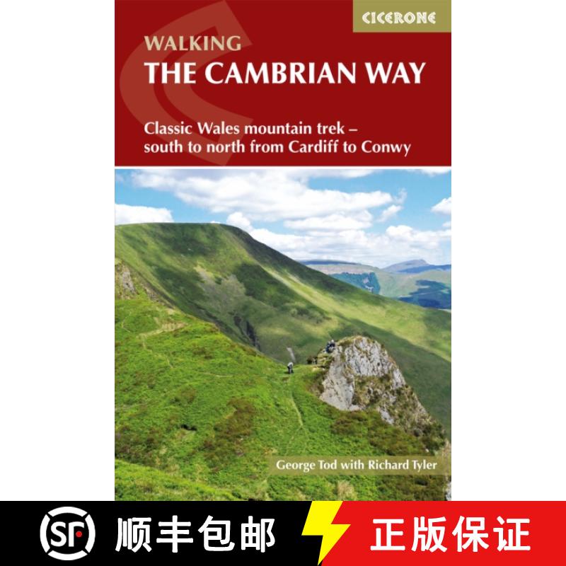 【2-3周达】Cambrian Way: Classic Wales mountain trek - south to north from Cardiff to Conwy [9781852849900]