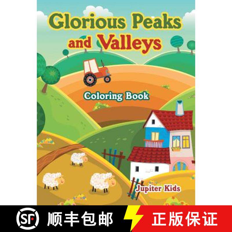 【3-4周达】Glorious Peaks and Valleys Coloring Book [9781683263210]