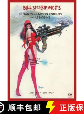 【3-4周达】Bill Sienkiewicz's Mutants and Moon Knights and Assassins Artisan Edition [9781684059683]
